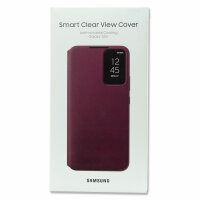 Samsung Smart Clear View Cover for S22+ Burgundy Neu