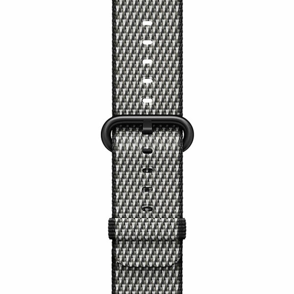 Apple Watch 38mm Black Woven Nylon Band Neu