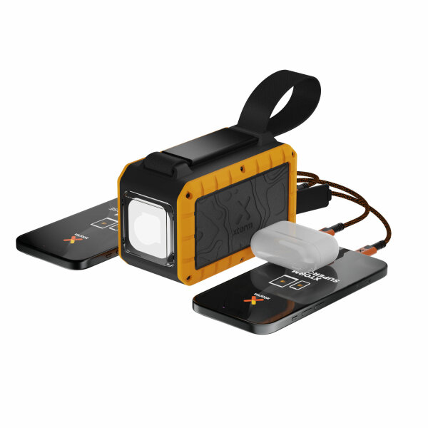 Xtorm 100W Rugged Flashlight Powerbank 40.000 - Torch Black, Orange Neu