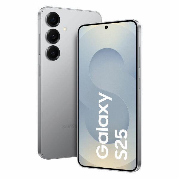 Samsung Galaxy S25 5G 256 GB Dual-Sim Silver Shadow Neu