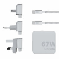 Xtorm 67W GaN-Ultra Travel Charger + USB-C PD Cable White Neu