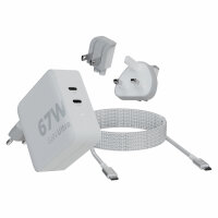 Xtorm 67W GaN-Ultra Travel Charger + USB-C PD Cable White Neu