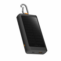 Xtorm 15W Go2 Solar Power Bank 10.000 + Light Black Neu